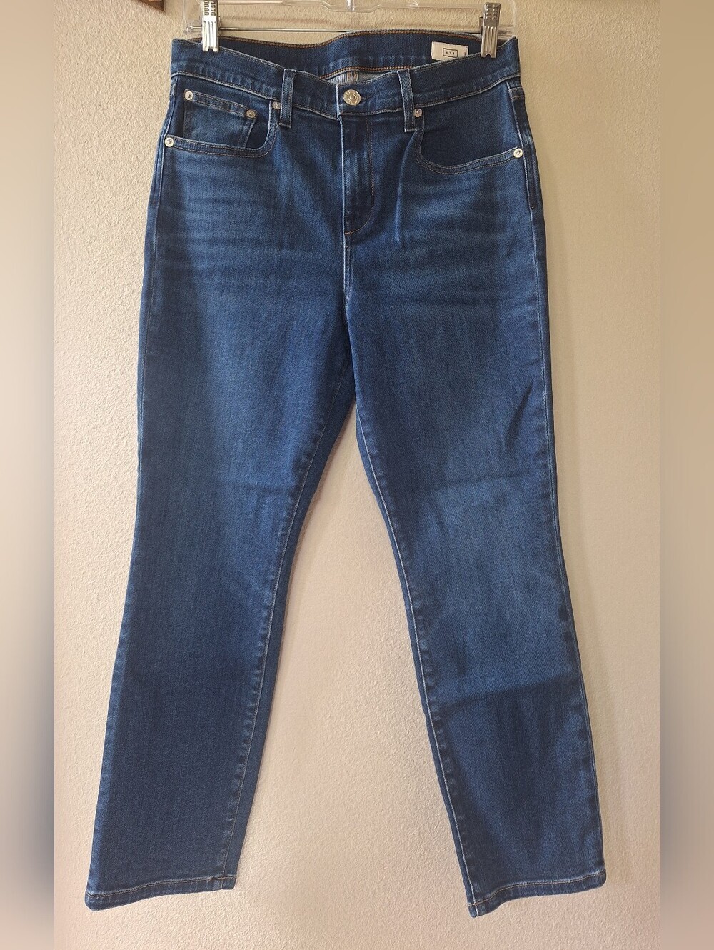 AYR The Stir Straight Leg Jeans Medium Wash Stretch Womens 29S 29x26